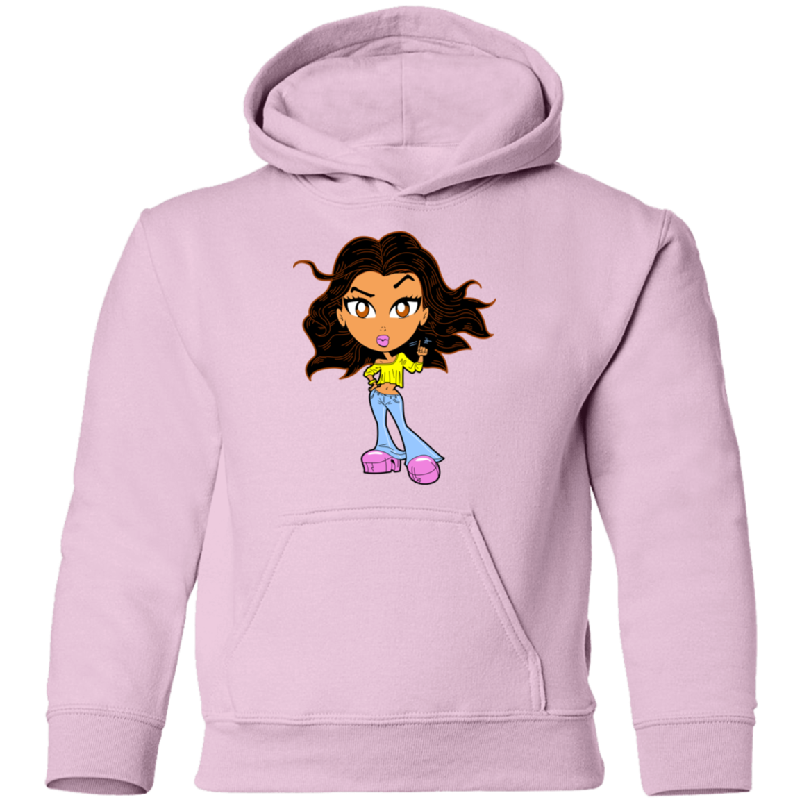 Cartoon Girl Kids Hoodie
