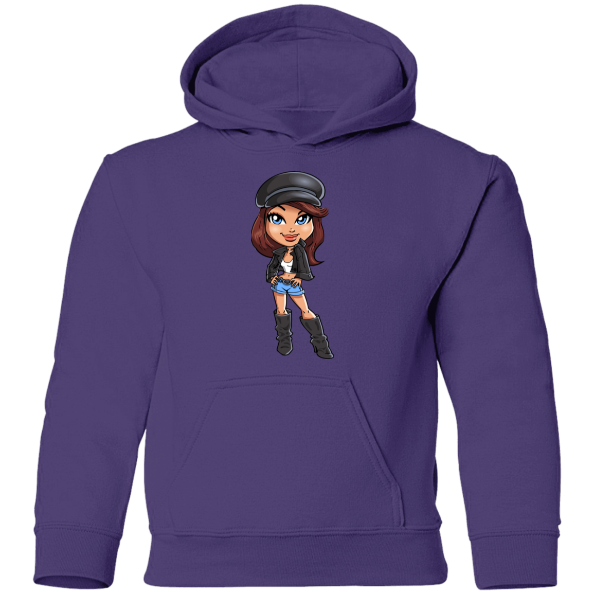 Cartoon Girl Kids Hoodie