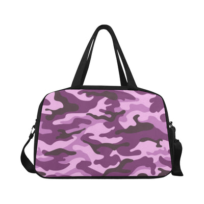 Purple Camouflage Fitness Bag Fitness