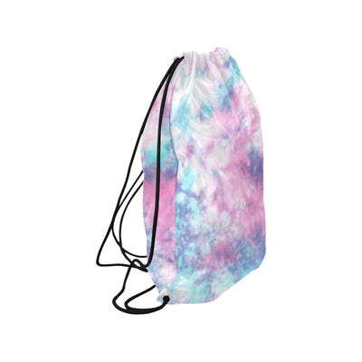 Blue & Pink Cotton Candy Drawstring Bag