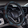 Blue Plaid Steering Wheel Cover
