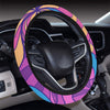 Colorful Psychedelic Decor Steering Wheel Cover