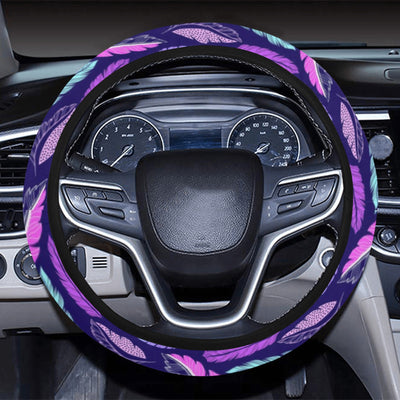 Feathers Steering Wheel Cover