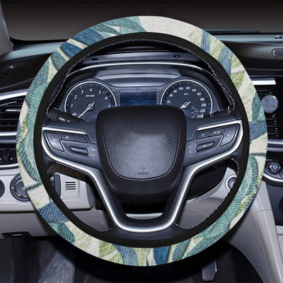 Vintage Plants Steering Wheel Cover