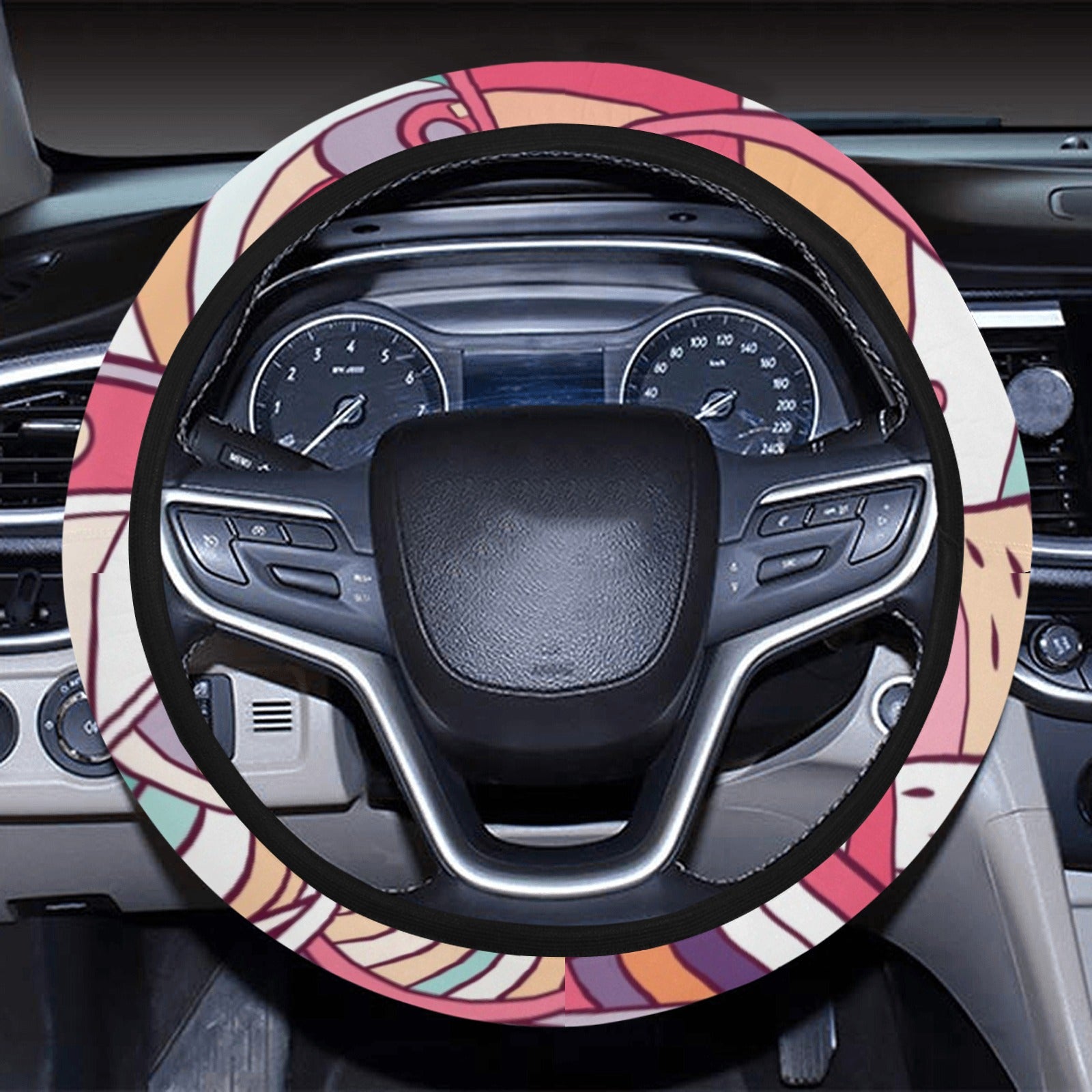 Colorful Decor Steering Wheel Cover