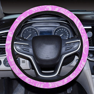 Pink Elegant Decor Steering Wheel Cover