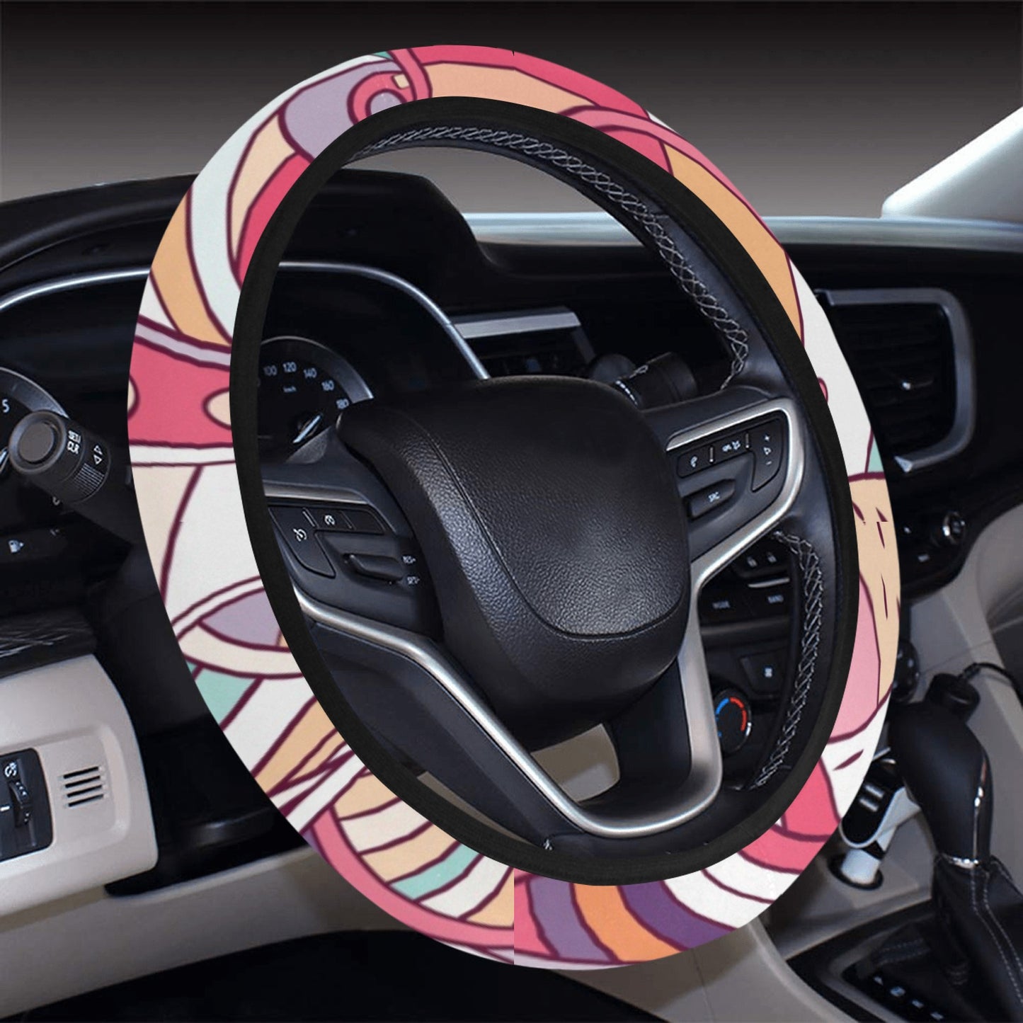 Colorful Decor Steering Wheel Cover