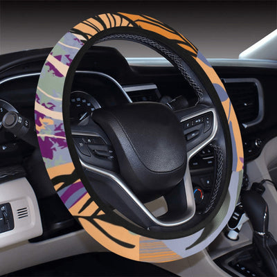 Floral Honeycomb Steering Wheel Cover