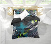 Grey, Black & Yellow Bedding Set