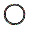 Colorful Abstract Steering Wheel Cover