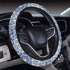 Blue Mandalas Honeycomb Steering Wheel Cover