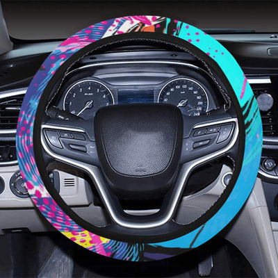 Colorful Abstract Steering Wheel Cover