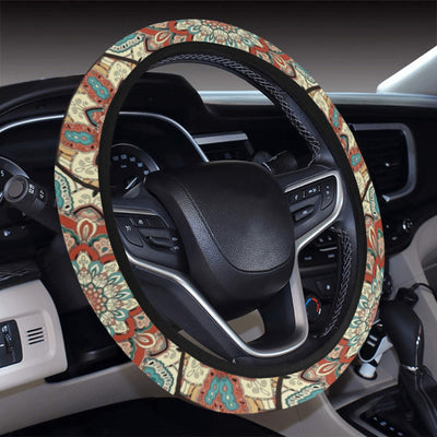 Mandalas Honeycomb Decor Steering Wheel Cover