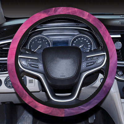 Pink Smoke Steering Wheel Cover
