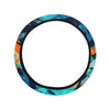 Colorful Abstract Graffiti Steering Wheel Cover