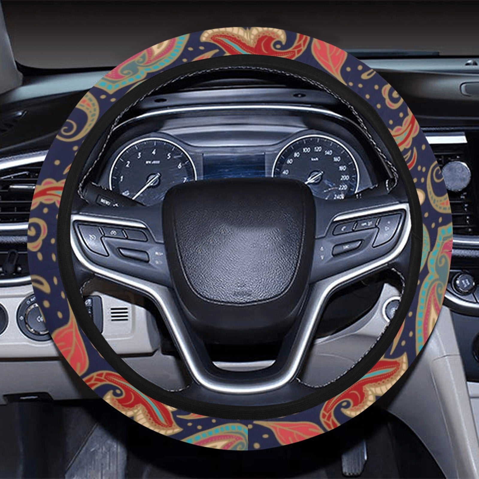 Retro Deco Steering Wheel Cover