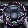 Pink Animal Print Steering Wheel Cover