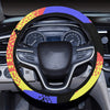 Colorful Abstract Steering Wheel Cover