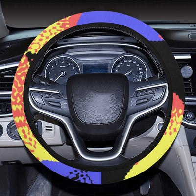 Colorful Abstract Steering Wheel Cover