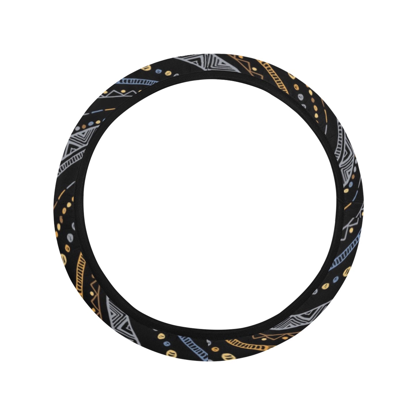 Ethnic Zig Zag Steering Wheel Cover