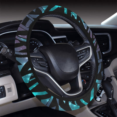 Black Tribal Steering Wheel Cover