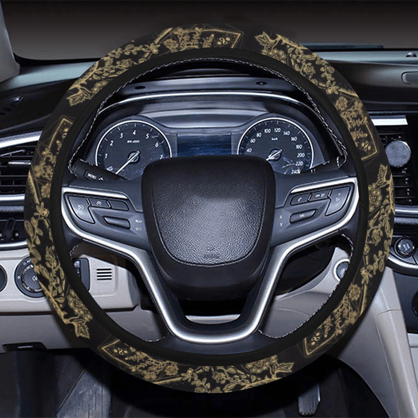 Skull Pattern Steering Wheel Cover