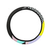 Colorful Diagonal Abstract Steering Wheel Cover