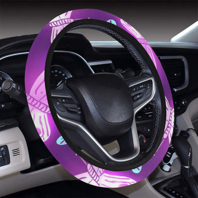 Purple Butterflies Steering Wheel Cover