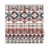 Brown Boho Aztec Shower Curtain Shower Curtain 72"x72"