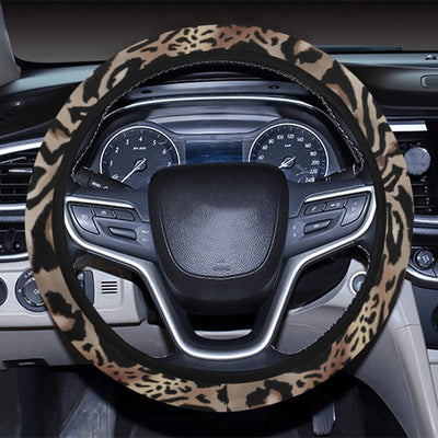 Leopard Print Steering Wheel Cover
