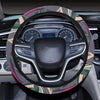 Floral Leaves Steering Wheel Cover