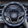 Denim Blue Plaid Steering Wheel Cover