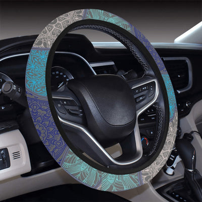 Mandalas Honeycomb Steering Wheel Cover