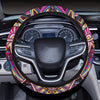 Colorful Tribal Pattern Steering Wheel Cover