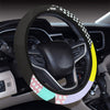 Colorful Diagonal Abstract Steering Wheel Cover