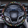 Colorful Abstract Steering Wheel Cover