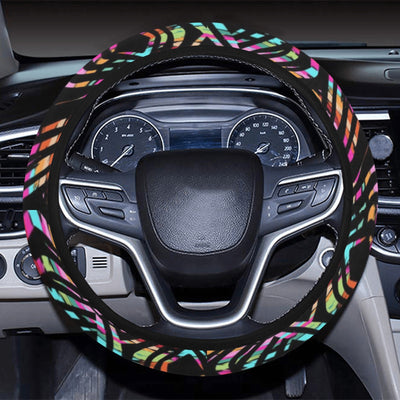 Colorful Abstract Steering Wheel Cover