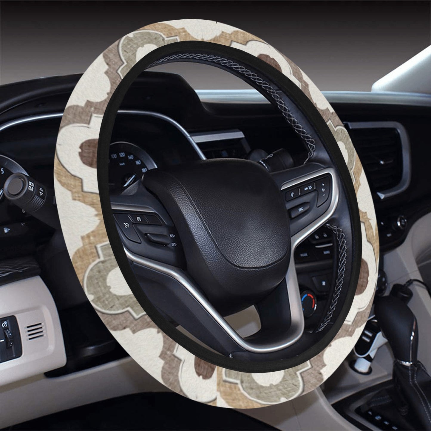 Vintage Pattern Steering Wheel Cover