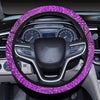 Purple Elegant Decor Steering Wheel Cover