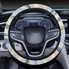 Abstract Waves Steering Wheel Cover