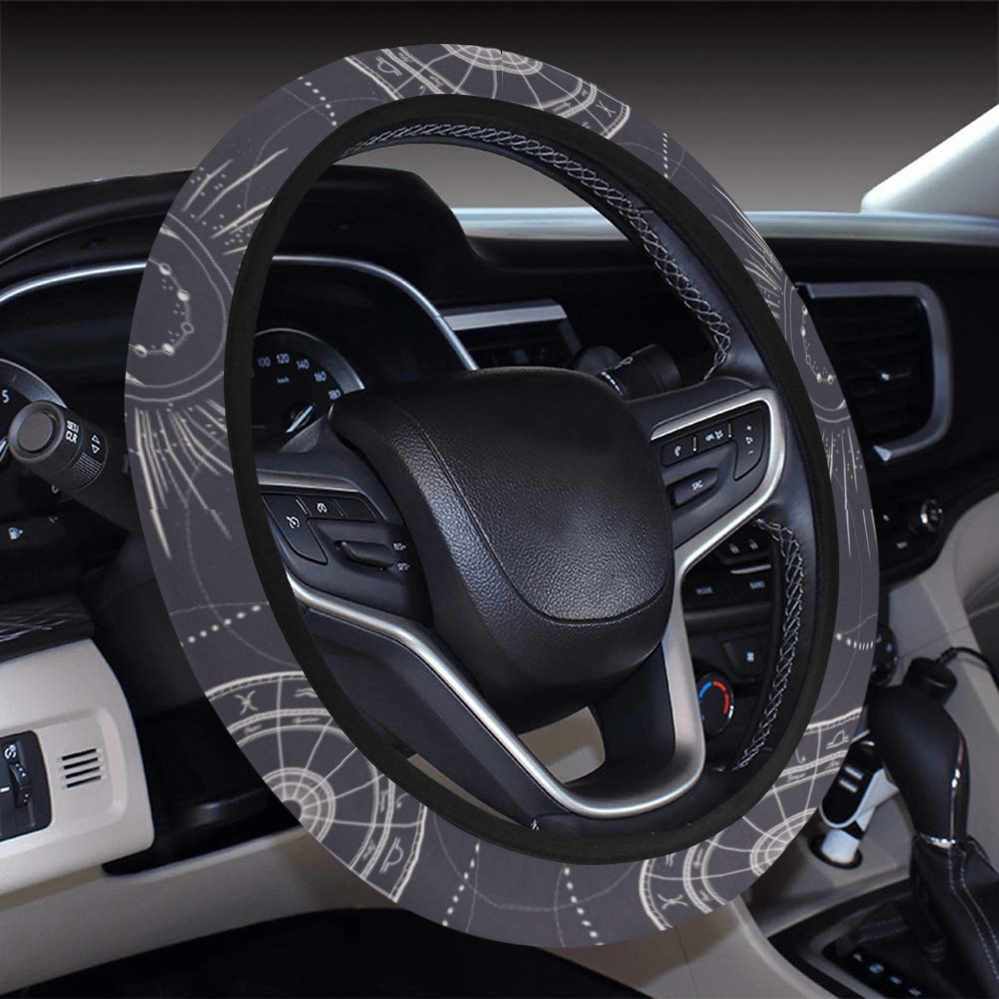Astrology Symbols Steering Wheel Cover