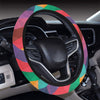 Colorful Abstract Steering Wheel Cover