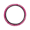 Pink Abstract Steering Wheel Cover