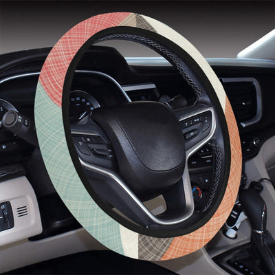 Abstract Diagonal Steering Wheel Cover