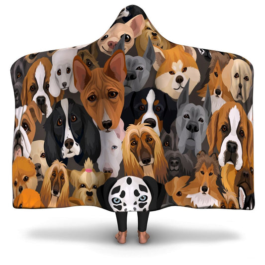 Sub Dogs Hooded Blanket