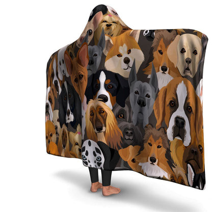 Sub Dogs Hooded Blanket