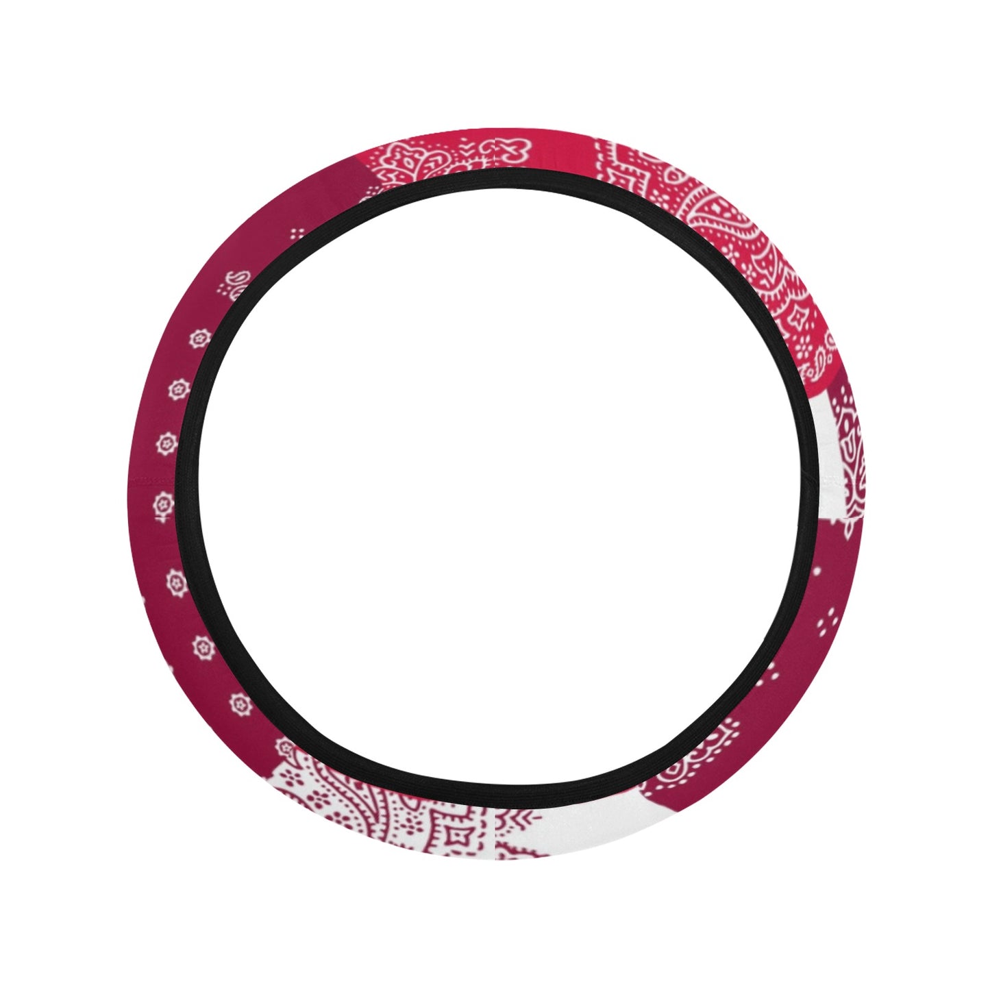 Bandana Patchwork Steering Wheel Cover