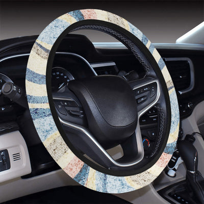 Abstract Waves Steering Wheel Cover