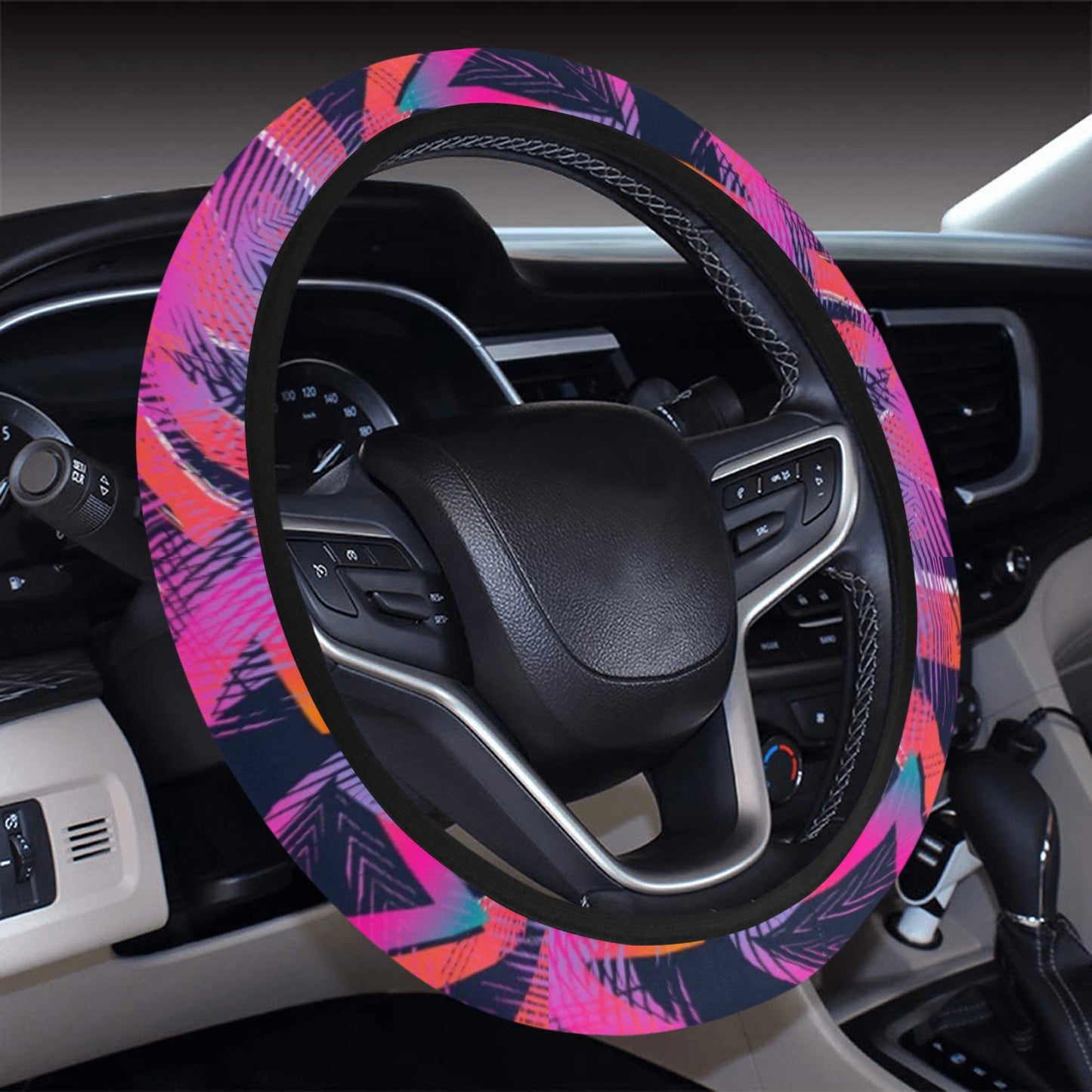 Colorful Stars Steering Wheel Cover