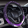 Purple Abstract Steering Wheel Cover
